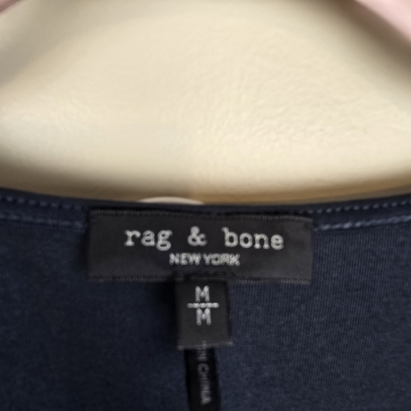 Rag & Bone Christy Wrap-Effect Modal Blend Jersey Midi Dress size M - Picture 3 of 8